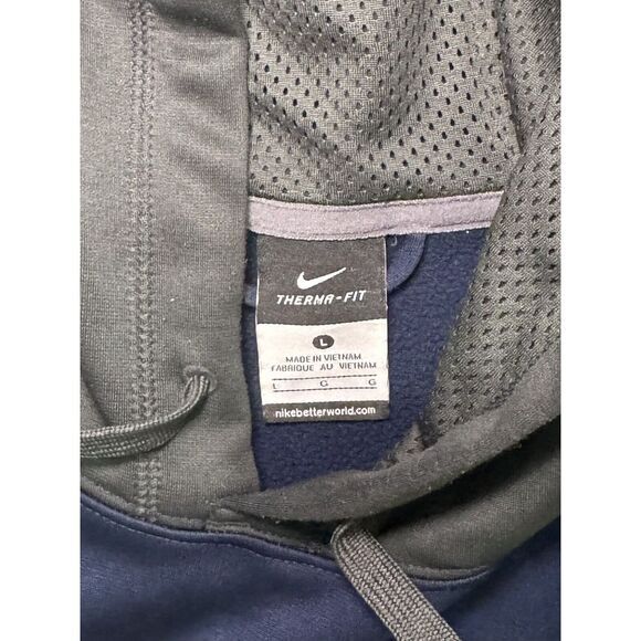 Nike Blue Therma Fit Penn State Sweatshirt Hoodie Adult Large Nittany‎ Lions - Picture 5 of 8